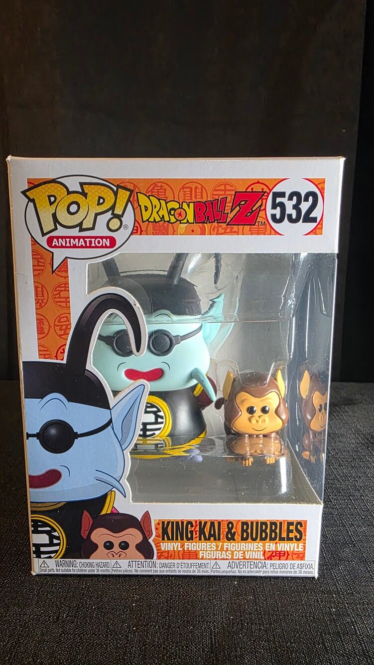 Funko Pop! Dragon Ball Z King Kai and Bubbles #532 with Box